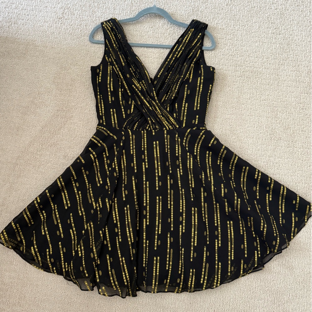 Silk black dress